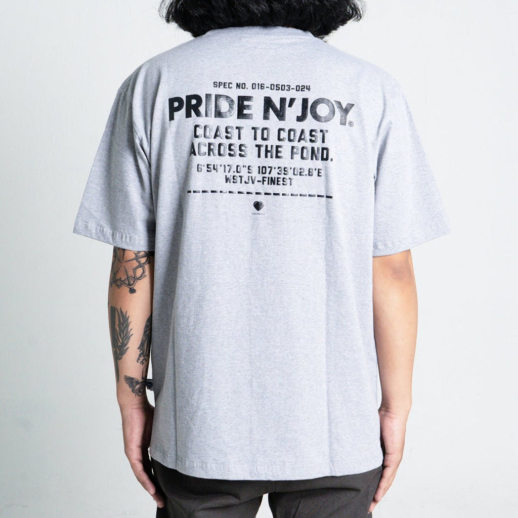 Pride N Joy Co - T-Shirt Regular Fit Combed Graphic Across The Pond Tee - Pride N Joy Co