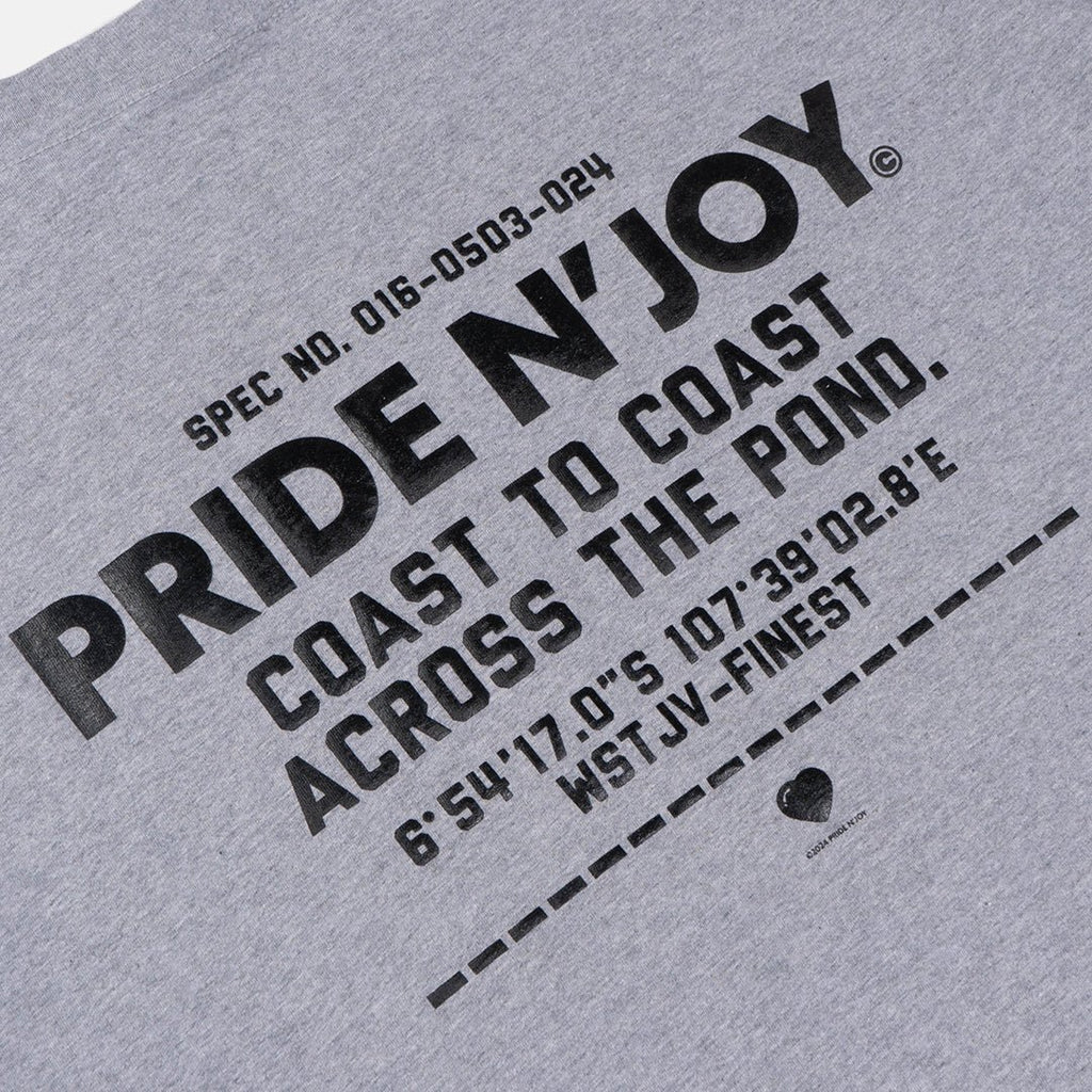 Pride N Joy Co - T-Shirt Regular Fit Combed Graphic Across The Pond Tee - Pride N Joy Co