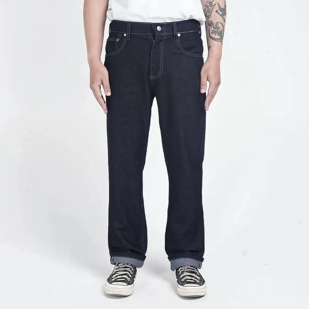 Pride N Joy Co - Valerie Raw Denim Pants - Pride N Joy Co