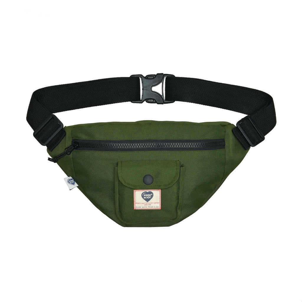 Pride N Joy Co - Waist Bag Vasca Black & Green - Pride N Joy Co